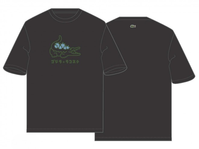 ゴジラ ラコステ コラボ Tシャツ LACOSTE GODZILLA 黒 M ラコステ x ゴジラ Tシャツ 黒 4 US M LACOSTE GODZILLA 新品
