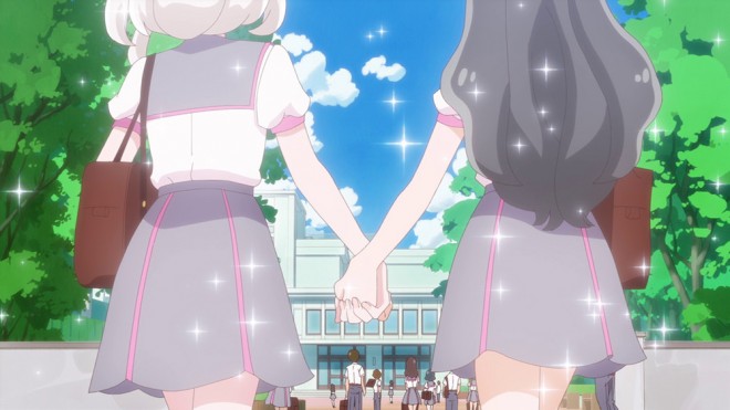 Scene from You and Idol Pretty Cure