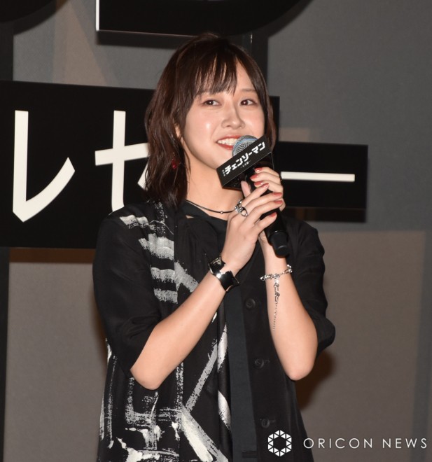 Tomori Kusunoki, who attended the world premiere of the movie Chainsaw Man: The Reze Arc