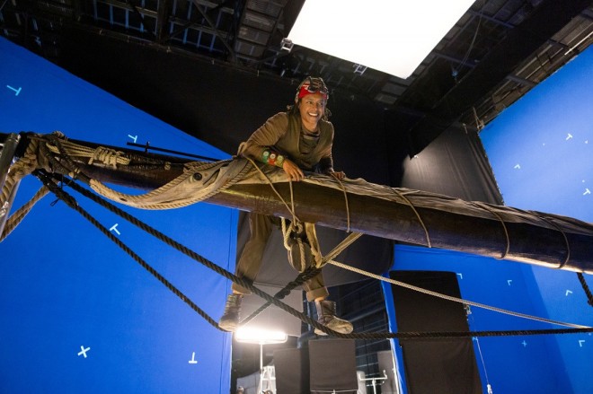 Making-of photo (Luffy) = Netflix series "ONE PIECE" Season 2, streaming worldwide exclusively in 2026