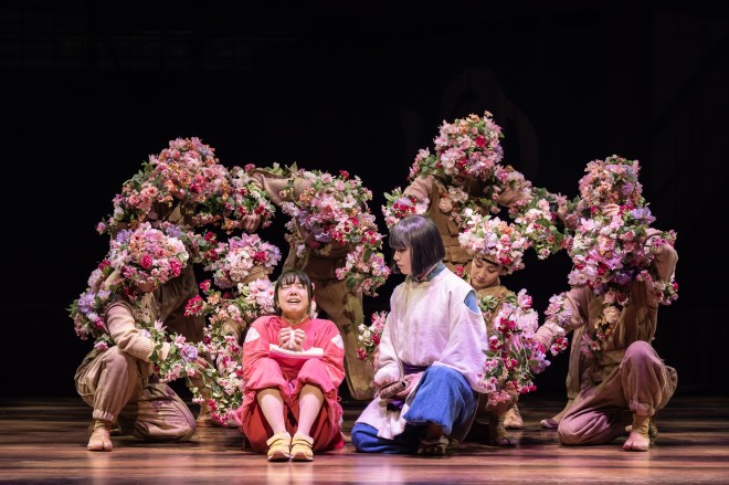 Stage photo of Chihiro in Spirited Away, taken by Johan Persson, included for Seoul play promotion.
