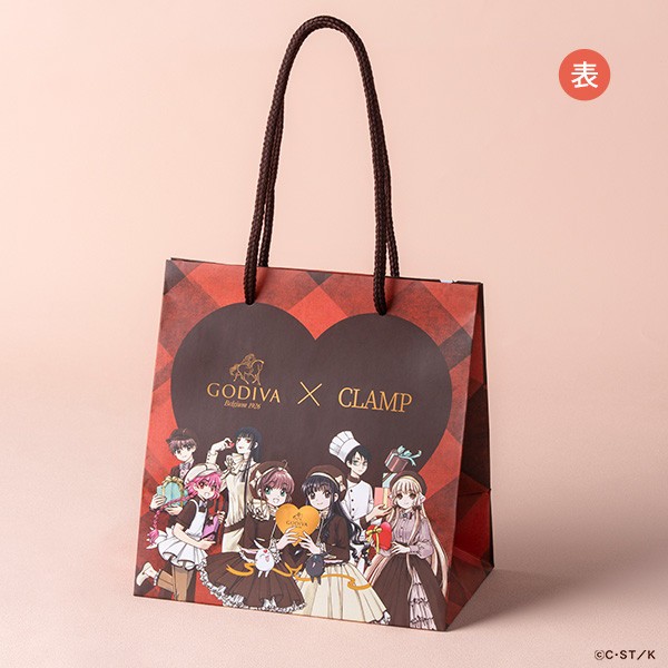 GODIVA × CLAMP gift bag