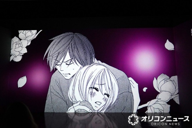 Exhibition view of Betsucomi 55th ANNIV. BEYOND THE PAGE