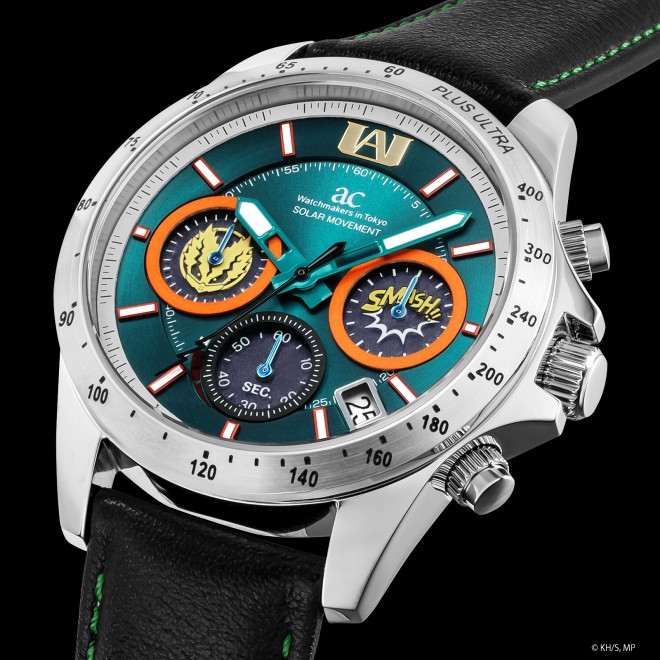 Limited-edition solar-powered watches from ANGEL CLOVER inspired by My Hero Academia character Deku