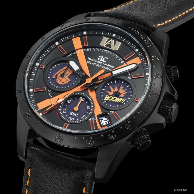 Limited-edition solar-powered watches from ANGEL CLOVER inspired by My Hero Academia character Bakugo