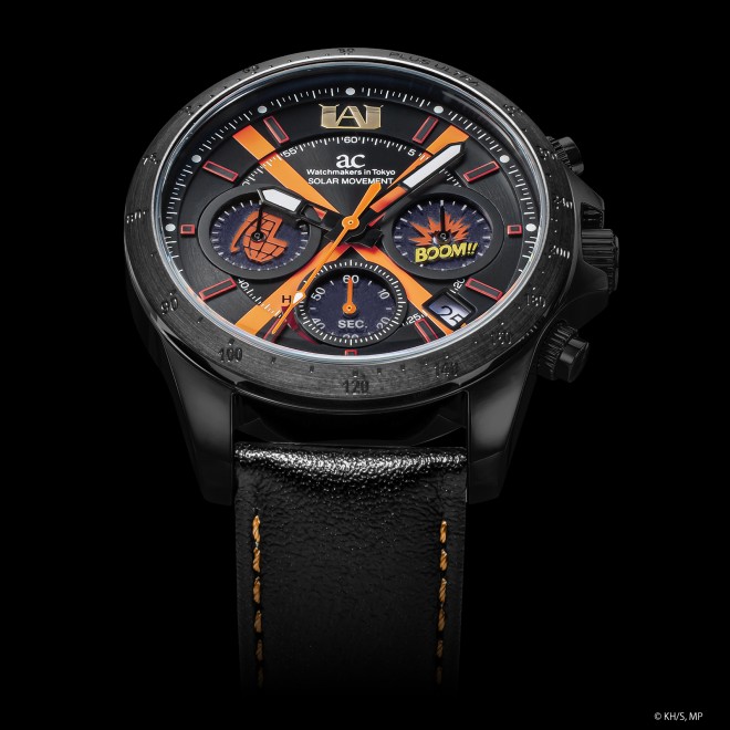 Limited-edition solar-powered watches from ANGEL CLOVER inspired by My Hero Academia character Bakugo