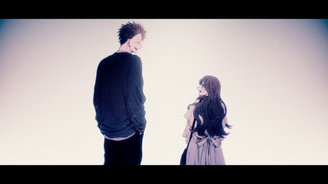 A nationwide newspaper ad for “The Fragrant Flower Blooms with Dignity” featuring 47 prefecture-specific flower designs celebrating the manga surpassing 8 million copies.