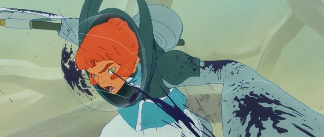 Scene cut from the theatrical anime ALL YOU NEED IS KILL