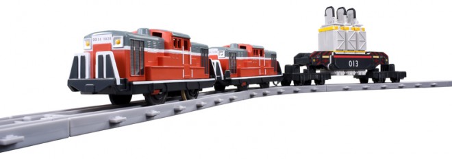 Takara Tomy announces a Plarail collaboration with the Evangelion series, featuring train and weapon designs inspired by Operation Yashima.