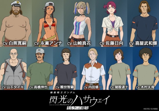 New Cast Members for Mafty Revealed in Mobile Suit Gundam Hathaway: The Sorcery of Nymph Circe
