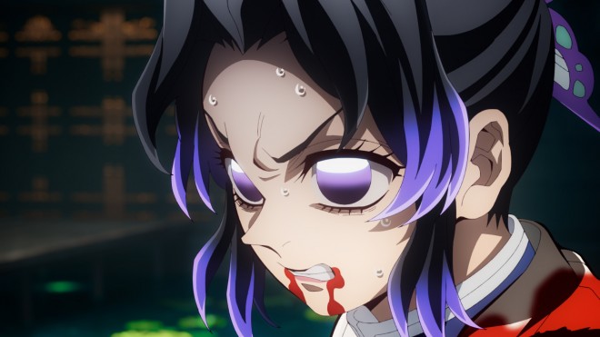 Shinobu Kocho: Bloodied, Vengeful Gaze