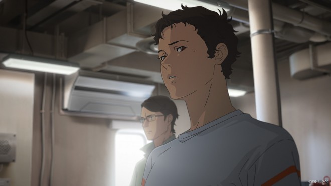 A scene cut from Mobile Suit Gundam Hathaway: The Sorcery of Nymph Circe