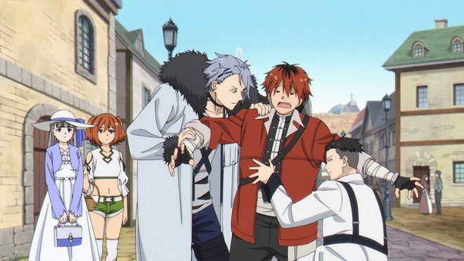 Wirbel and Scharf recruiting Stark as a frontline warrior for their party