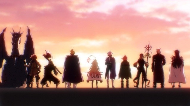 The creditless opening theme video for the TV anime Sentenced to Be a Hero