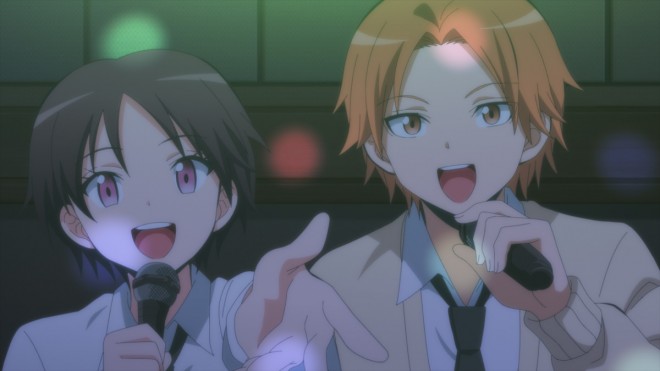 Scene cut from the anime film Assassination Classroom the Movie: Everybody’s Time