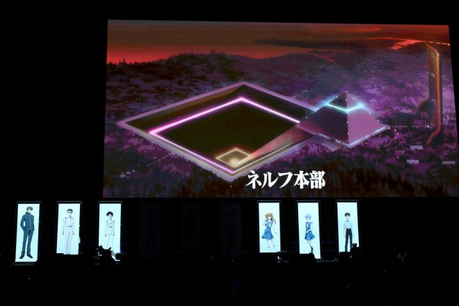 EVANGELION:30+; 30th ANNIVERSARY OF EVANGELION event scene