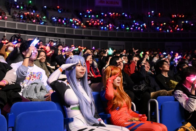 EVANGELION:30+; 30th ANNIVERSARY OF EVANGELION event scene