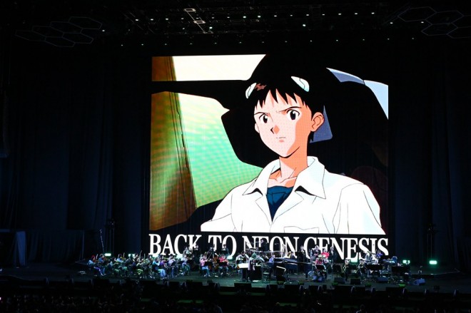 EVANGELION:30+; 30th ANNIVERSARY OF EVANGELION event scene