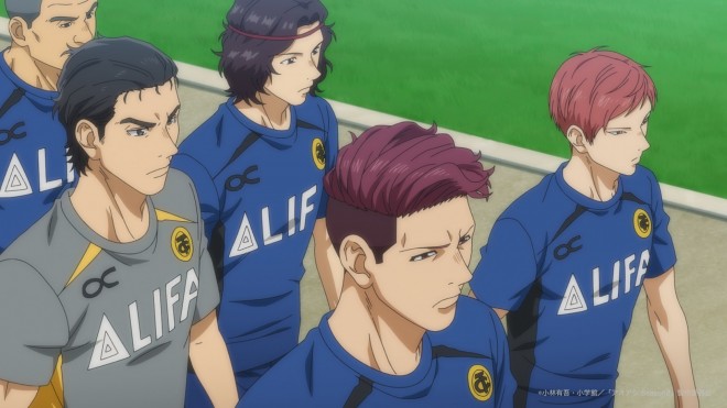 Scene from the Aoashi Season 2 teaser PV featuring Ashito Aoi and the A Team storyline