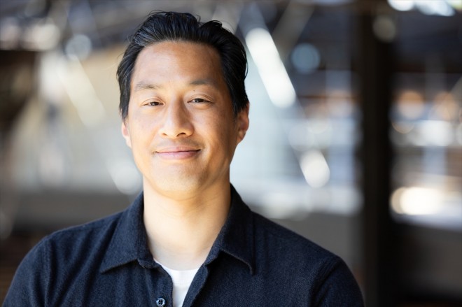 Director Daniel Chong of When I Become a Beaver speaking in an interview setting