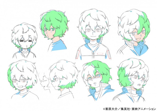Character design visuals from the all-new World Trigger anime “Black Trigger Capture Arc” 
