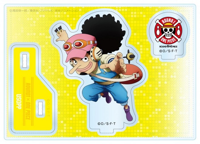 Round1 x ONE PIECE collaboration illustration merchandise: Chibi Character Acrylic Stand