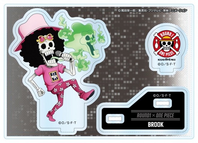 Round1 x ONE PIECE collaboration illustration merchandise: Chibi Character Acrylic Stand