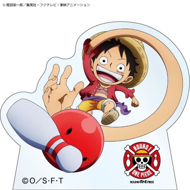 Round1 x ONE PIECE collaboration illustration merchandise: Chibi Character Acrylic Stand
