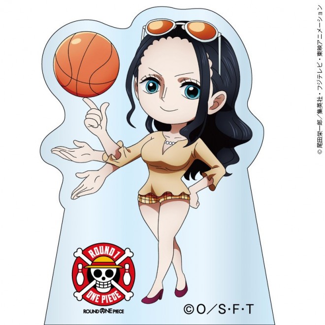 Round1 x ONE PIECE collaboration illustration merchandise: Chibi Character Acrylic Stand