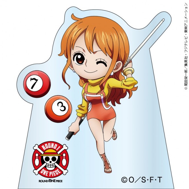 Round1 x ONE PIECE collaboration illustration merchandise: Chibi Character Acrylic Stand