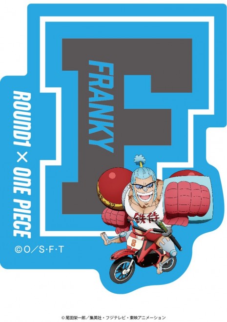 Round1 x ONE PIECE collaboration illustration merchandise: Alphabet Stickers