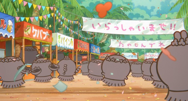 Scene still from Chiikawa the Movie: The Secret of Mermaid Island