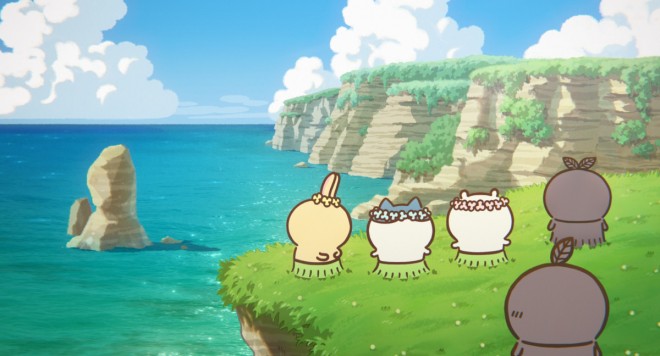 Scene still from Chiikawa the Movie: The Secret of Mermaid Island