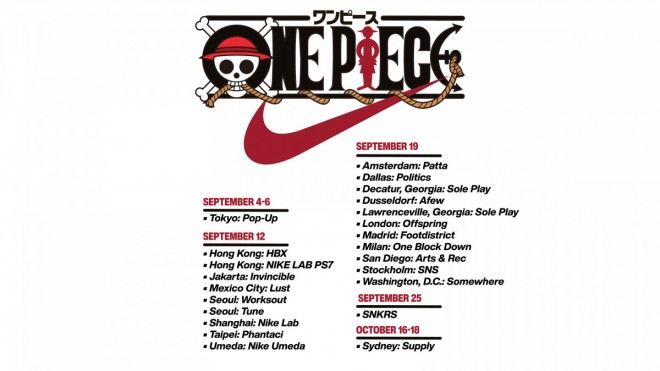 The Nike x ONE PIECE collaboration