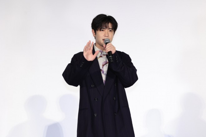 Takeo Otsuka at the advance screening stage greeting for The Apothecary Diaries Season 3