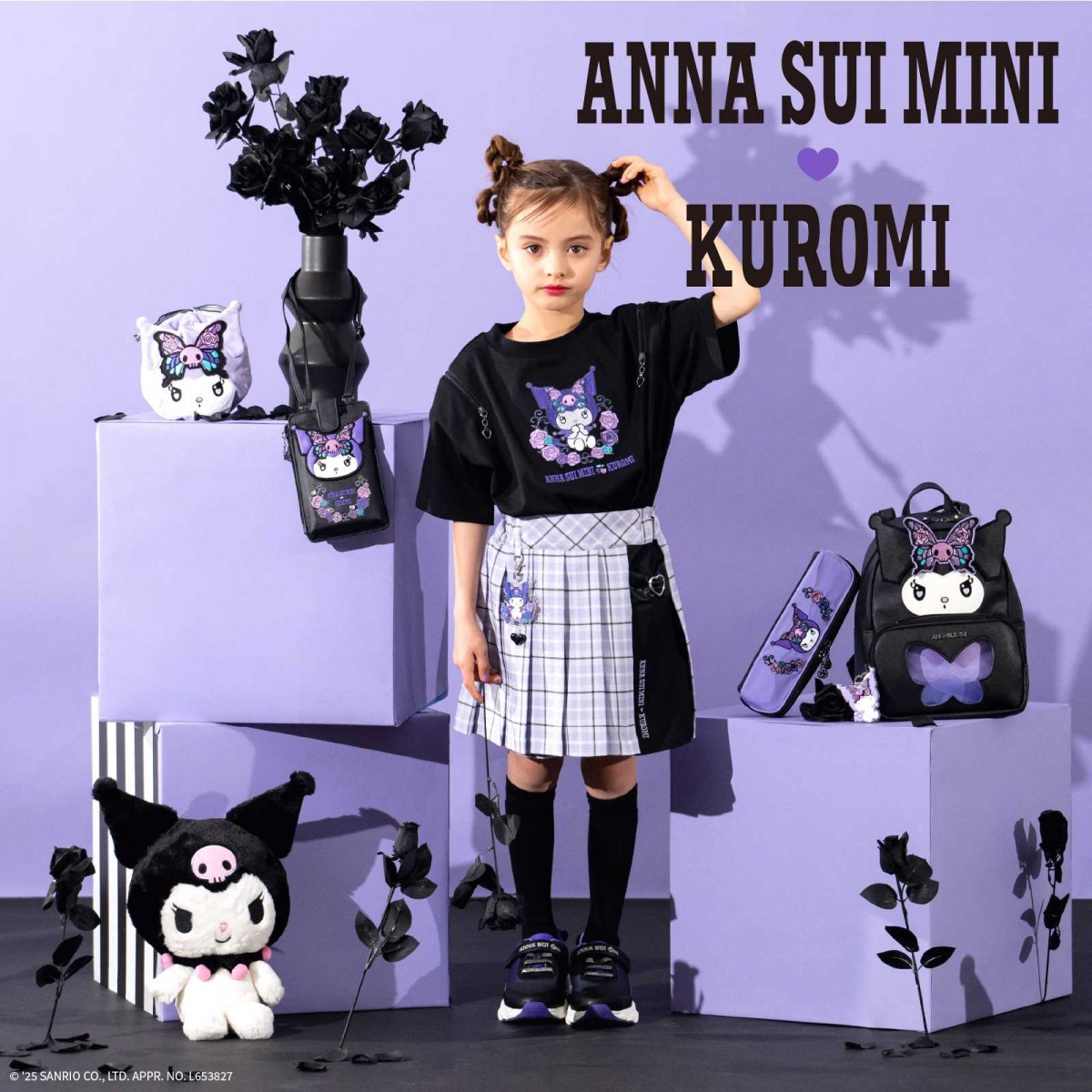 ANNA SUI - アナスイkuromiコラボハンカチタオル新品未使用の