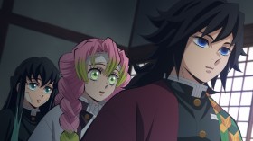 Scene Cuts from Episode 1 of "Demon Slayer: Hashira Training Arc" Released - Giyu, Mitsuri, and Muichiro Participate in a Meeting