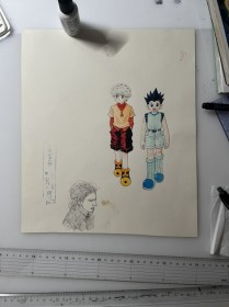 HUNTER×HUNTER Author Delights Fans with Mysterious Character Sketch, “Looks Like a Nen User