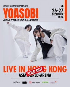 [Music] YOASOBI Sells Out Hong Kong Tickets in 1 Second for 'YOASOBI ASIA TOUR 2024-2025' – 100,000 Accesses at Launch