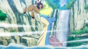 [Pokémon] Pokémon Episode 73: Battling Kleavor of the Six Heroes! Lapras emerges...