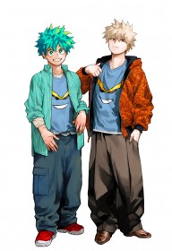 My Hero Academia’s Deku & Bakugo Grace MEN’S NON-NO Cover in Exclusive Art by Kohei Horikoshi