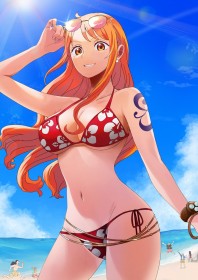ONE PIECE’s Nami Celebrated with Swimsuit Art on Her Birthday