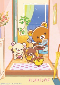 "Rilakkuma" – New theme visual and merchandise revealed: "Pancake Routine," illustrated by anime studio Production I.G.