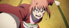 New Gintama Anime Film Unveils Intense Battle PV Featuring Shinpachi and Kagura vs Abuto